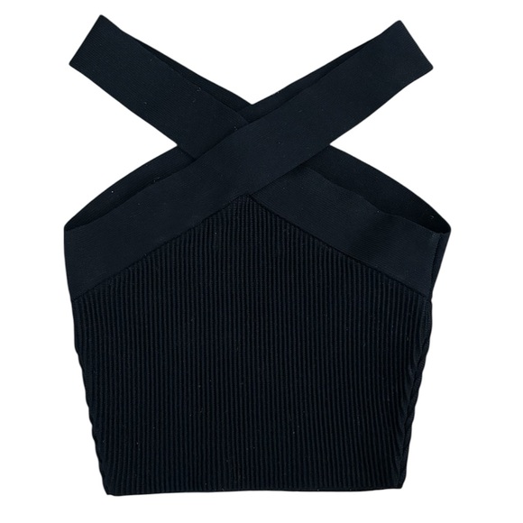 Aritzia Sculpt Knit Criss Cross Cropped Tank - Picture 5 of 6